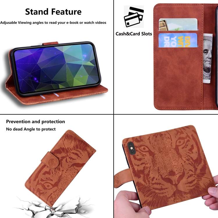For Samsung Galaxy S20 FE / S20 FE 5G / S20 Lite Tiger Embossing Pattern Horizontal Flip Leather Case with Holder & Card Slots & Wallet(Brown) For Samsung Galaxy S20 FE / S20 FE 5G / S20 Lite Tiger Embossing Pattern Horizontal Flip Leather Case with Holder & Card Slots & Wallet(Brown)