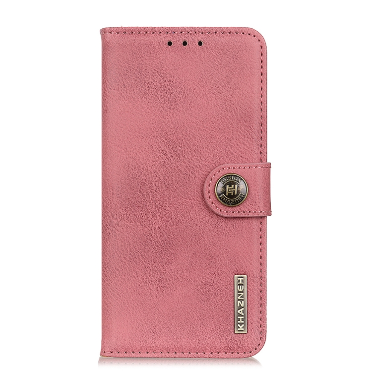 For Samsung Galaxy S21 5G KHAZNEH Cowhide Texture Horizontal Flip Leather Case with Holder & Card Slots & Wallet(Pink) For Samsung Galaxy S21 5G KHAZNEH Cowhide Texture Horizontal Flip Leather Case with Holder & Card Slots & Wallet(Pink)