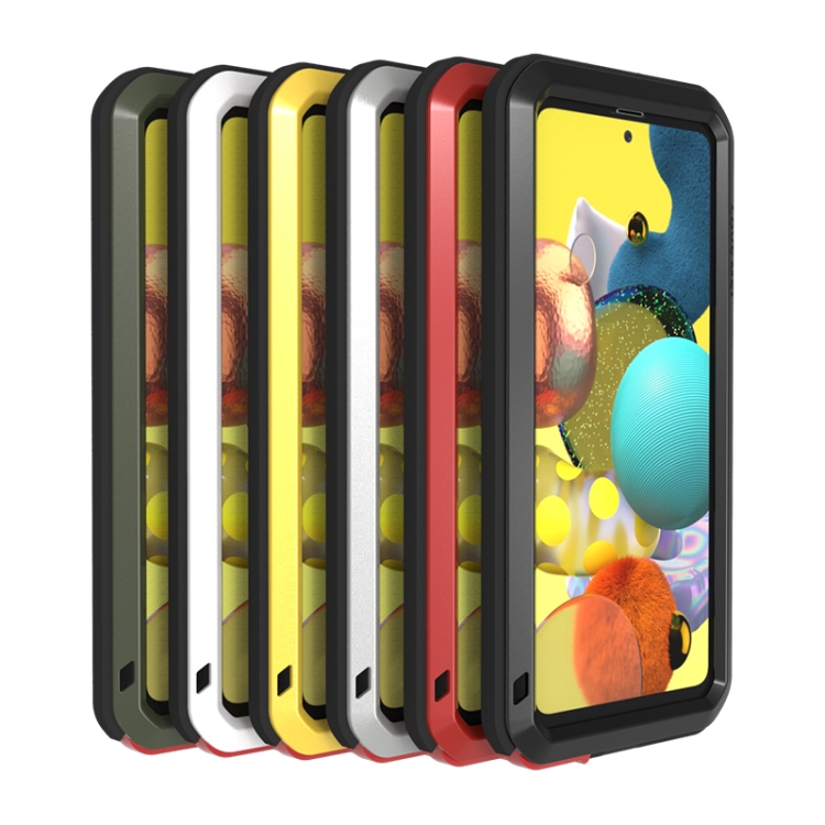 For Samsung Galaxy A51 5G LOVE MEI Metal Shockproof Waterproof