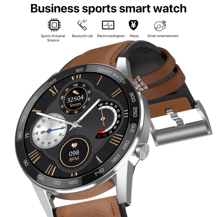 Acquista 1.28 pollici Full Touch Screen Smart Watch Donna Uomo Sport  Frequenza cardiaca Pressione sanguigna Fitness Tracker Impermeabile Smartwatch  rotondo per IOS Android