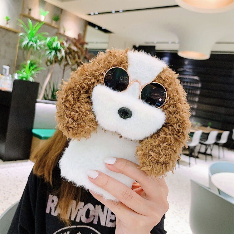 For iPhone 11 Pro Max Cool Dog Plush Protective Case For iPhone 11 Pro Max Cool Dog Plush Protective Case