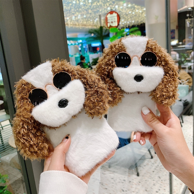 For iPhone 11 Pro Max Cool Dog Plush Protective Case For iPhone 11 Pro Max Cool Dog Plush Protective Case
