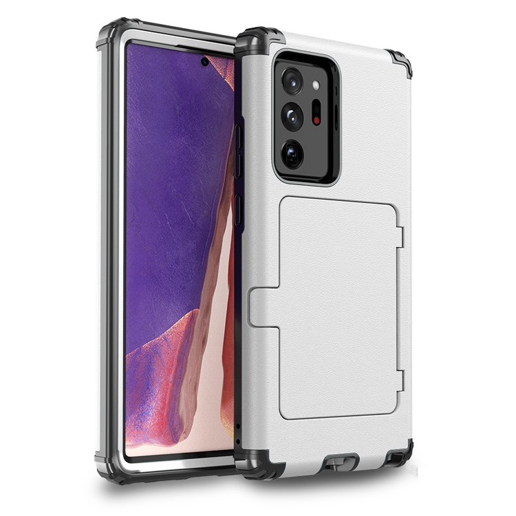 For Samsung Galaxy Note20 Dustproof Pressure-proof Shockproof PC + TPU Case with Card Slot & Mirror(White) For Samsung Galaxy Note20 Dustproof Pressure-proof Shockproof PC + TPU Case with Card Slot & Mirror(White)