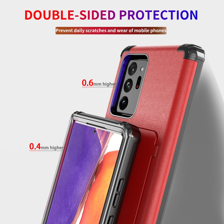 For Samsung Galaxy Note20 Dustproof Pressure-proof Shockproof PC + TPU Case with Card Slot & Mirror(White) For Samsung Galaxy Note20 Dustproof Pressure-proof Shockproof PC + TPU Case with Card Slot & Mirror(White)