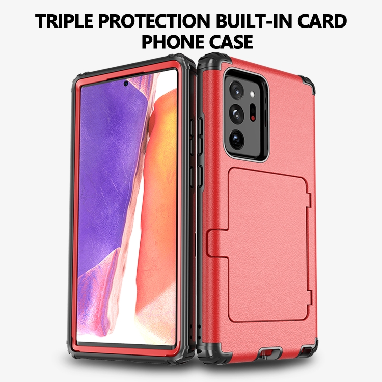 For Samsung Galaxy Note20 Dustproof Pressure-proof Shockproof PC + TPU Case with Card Slot & Mirror(White) For Samsung Galaxy Note20 Dustproof Pressure-proof Shockproof PC + TPU Case with Card Slot & Mirror(White)