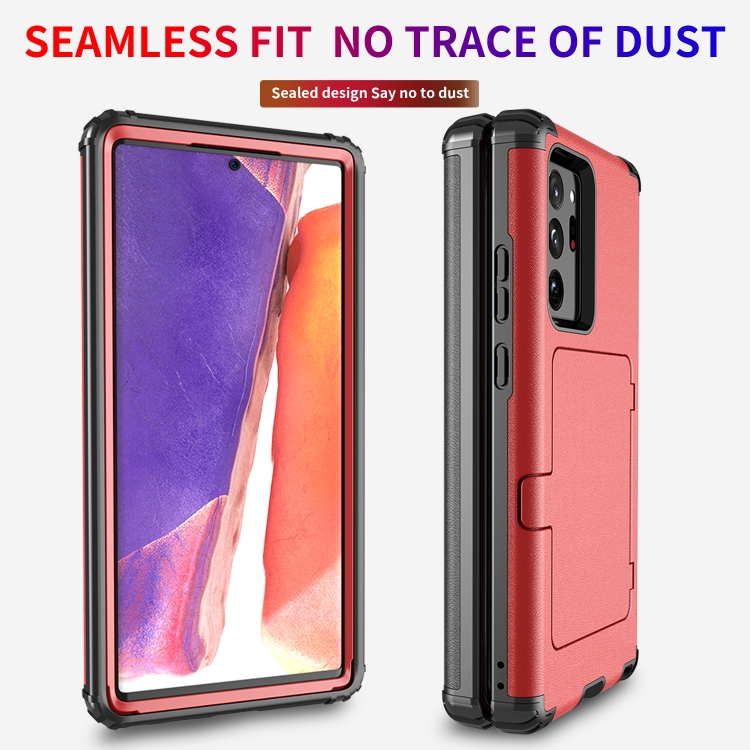 For Samsung Galaxy Note20 Dustproof Pressure-proof Shockproof PC + TPU Case with Card Slot & Mirror(White) For Samsung Galaxy Note20 Dustproof Pressure-proof Shockproof PC + TPU Case with Card Slot & Mirror(White)