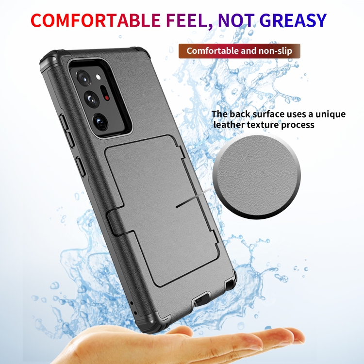 For Samsung Galaxy Note20 Dustproof Pressure-proof Shockproof PC + TPU Case with Card Slot & Mirror(White) For Samsung Galaxy Note20 Dustproof Pressure-proof Shockproof PC + TPU Case with Card Slot & Mirror(White)
