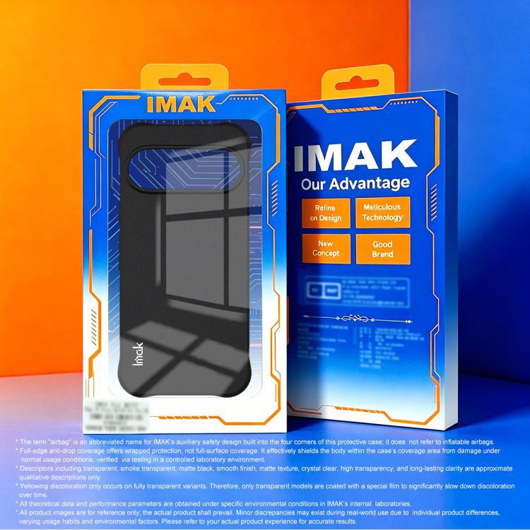 For TCL K70 NxtPaper 5G imak Shockproof Airbag TPU Phone Case(Matte Black)