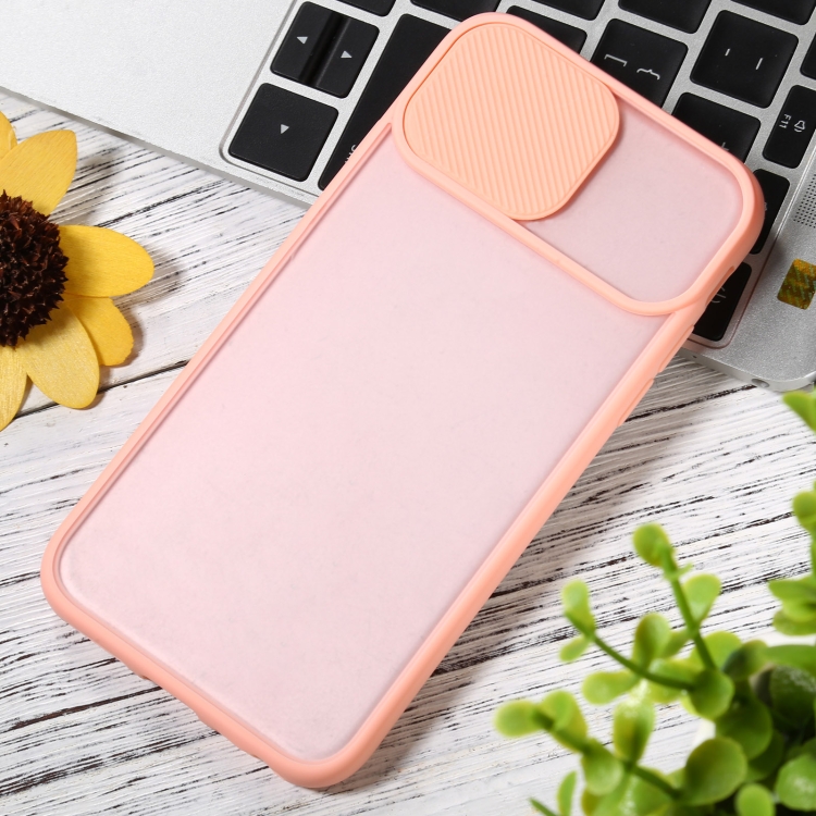 Sliding Camera Cover Design TPU Protective Case For iPhone 6(Pink) Sliding Camera Cover Design TPU Protective Case For iPhone 6(Pink)