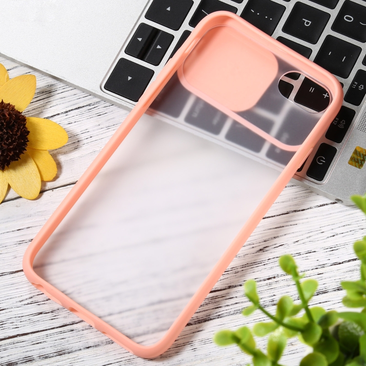 Sliding Camera Cover Design TPU Protective Case For iPhone 6(Pink) Sliding Camera Cover Design TPU Protective Case For iPhone 6(Pink)