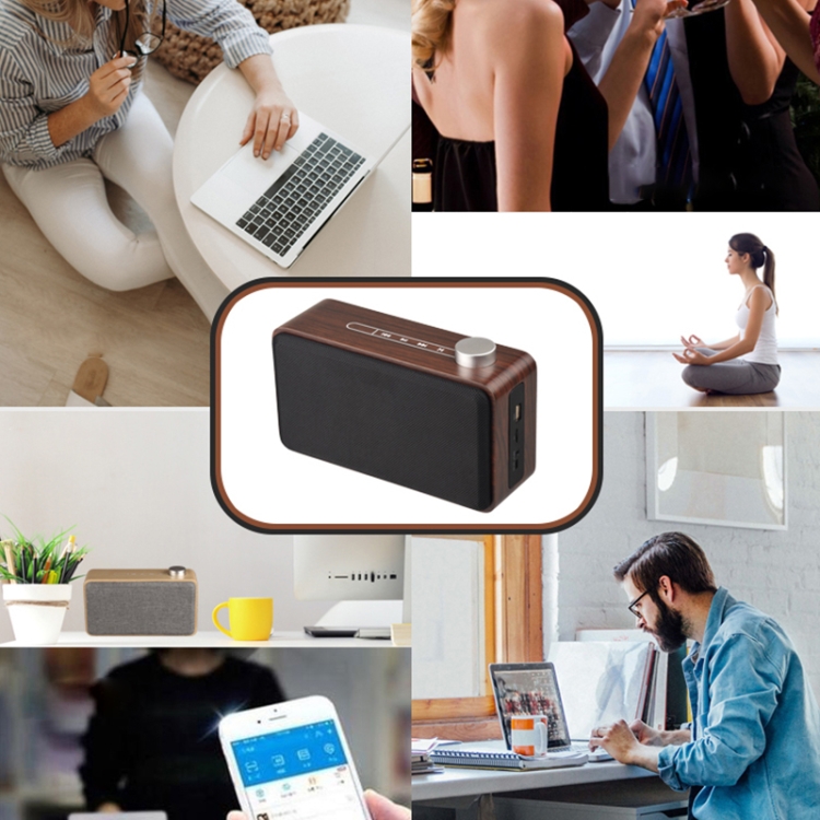 W5A Subwoofer Fabric Wooden Touch Bluetooth Speaker, Support TF Card & U Disk & 3.5mm AUX(Walnut) W5A Subwoofer Fabric Wooden Touch Bluetooth Speaker, Support TF Card & U Disk & 3.5mm AUX(Walnut)