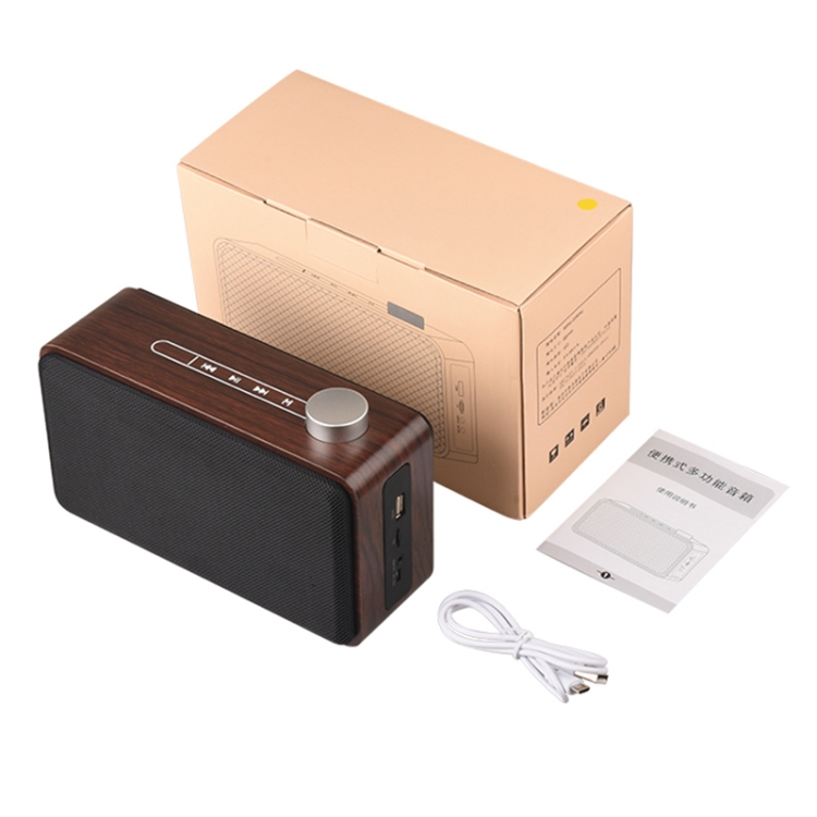 W5A Subwoofer Fabric Wooden Touch Bluetooth Speaker, Support TF Card & U Disk & 3.5mm AUX(Walnut) W5A Subwoofer Fabric Wooden Touch Bluetooth Speaker, Support TF Card & U Disk & 3.5mm AUX(Walnut)