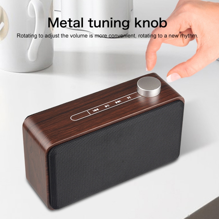 W5A Subwoofer Fabric Wooden Touch Bluetooth Speaker, Support TF Card & U Disk & 3.5mm AUX(Walnut) W5A Subwoofer Fabric Wooden Touch Bluetooth Speaker, Support TF Card & U Disk & 3.5mm AUX(Walnut)