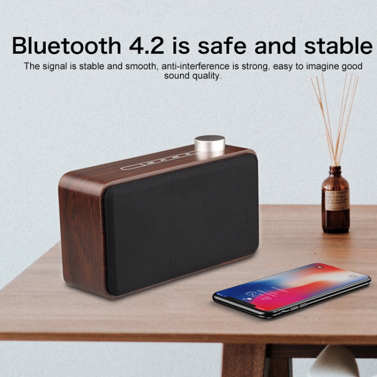W5A Subwoofer Fabric Wooden Touch Bluetooth Speaker, Support TF Card & U Disk & 3.5mm AUX(Walnut) W5A Subwoofer Fabric Wooden Touch Bluetooth Speaker, Support TF Card & U Disk & 3.5mm AUX(Walnut)