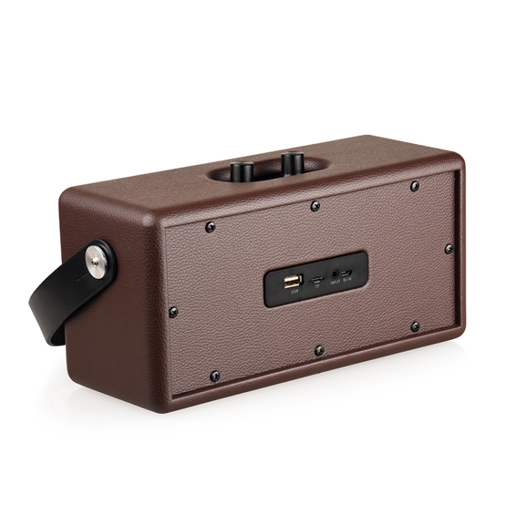 D30 Portable Subwoofer Wooden Bluetooth 4.2 Speaker, Support TF Card & 3.5mm AUX & U Disk Play(Black) D30 Portable Subwoofer Wooden Bluetooth 4.2 Speaker, Support TF Card & 3.5mm AUX & U Disk Play(Black)