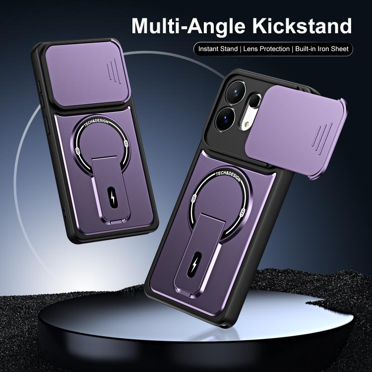 For Galaxy S27 Pro 5G Sliding Camshield Holder Magnetic Phone Case(Red) 2