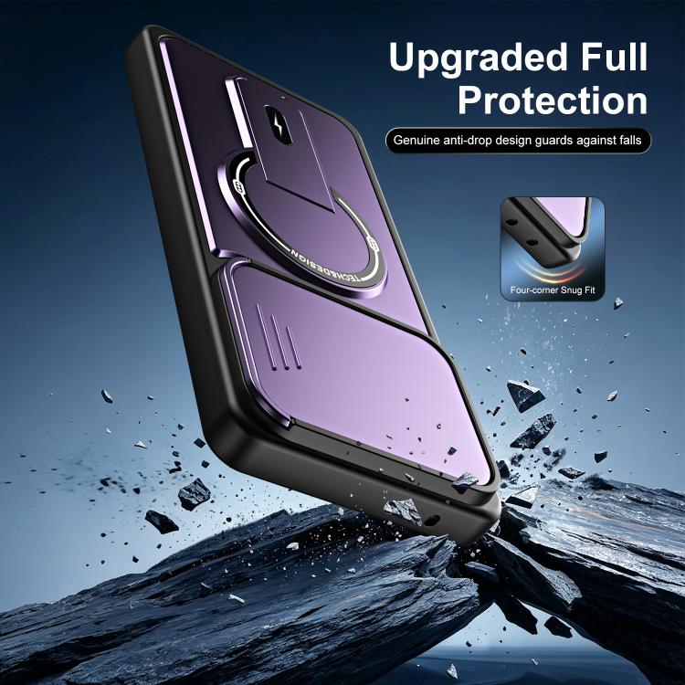 For Galaxy S27 Pro 5G Sliding Camshield Holder Magnetic Phone Case(Red) 9