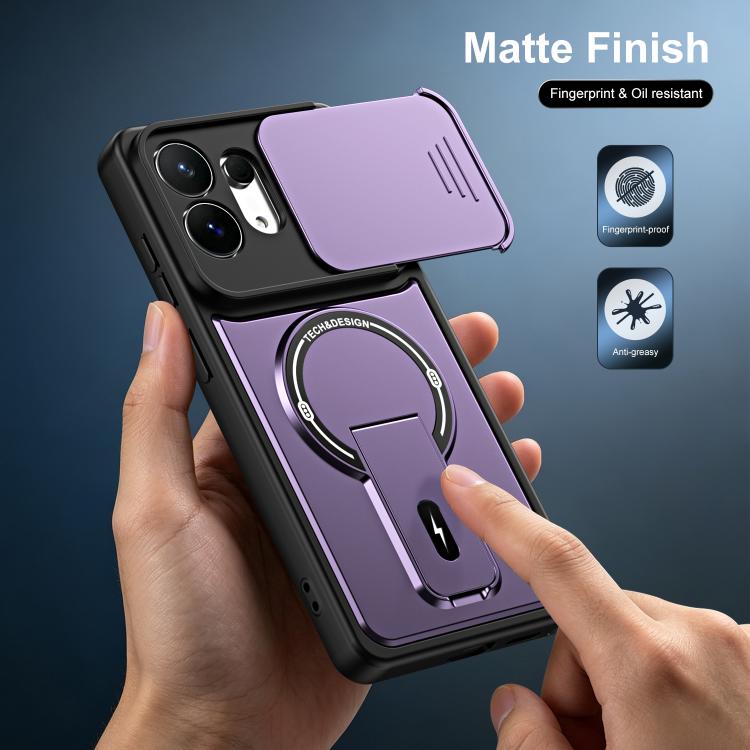 For Galaxy S27 Pro 5G Sliding Camshield Holder Magnetic Phone Case(Red) 10