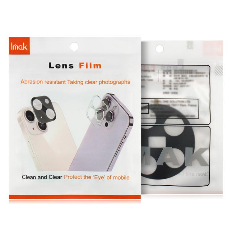 For iPhone 18 Pro IMAK Metal Armor Premium Camera Lens Protector Film(Black)