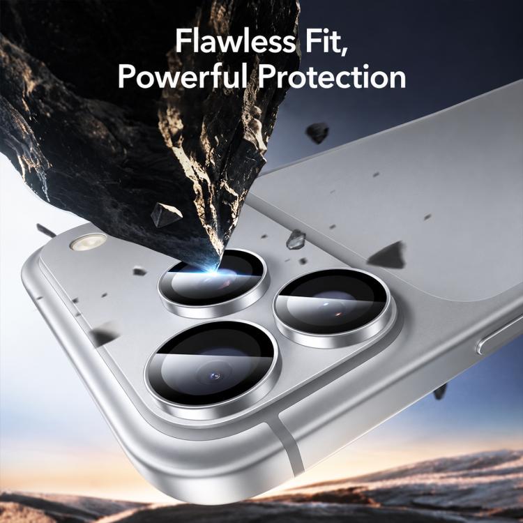 For iPhone 18 Pro XDcase HD Hawkeye Camera Lens Protector(Silver)