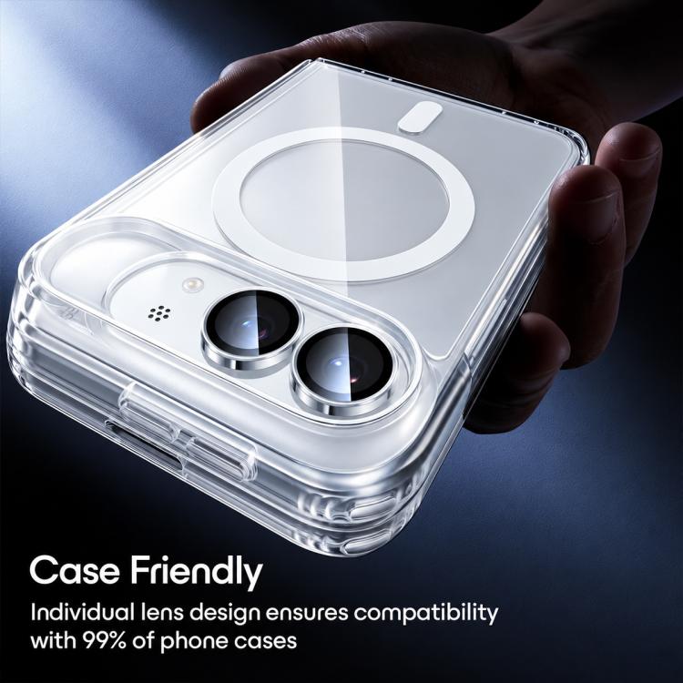 For iPhone Duo XDcase HD Hawkeye Camera Lens Protector(Silver)