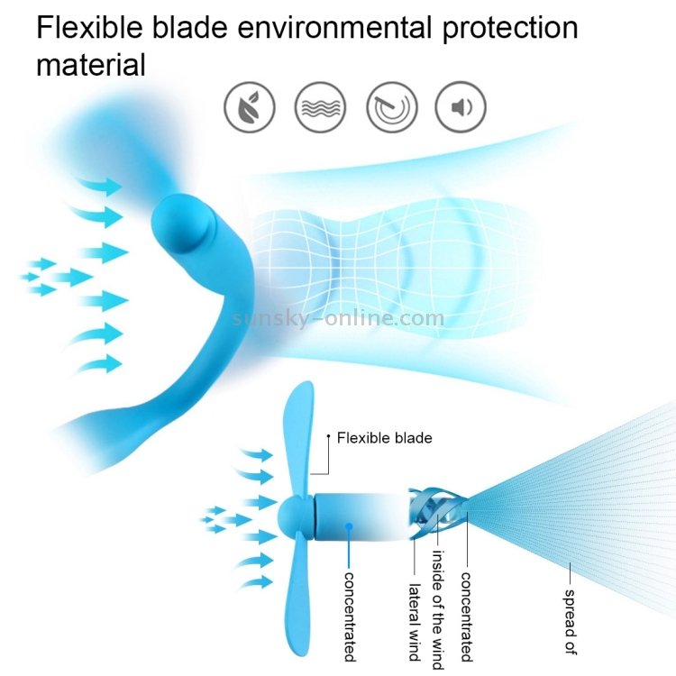 Fashion Micro USB Port Portable Fan with Two Leaves Fashion Micro USB Port Portable Fan with Two Leaves