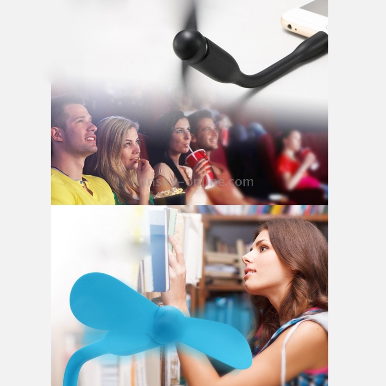Fashion Micro USB Port Portable Fan with Two Leaves Fashion Micro USB Port Portable Fan with Two Leaves