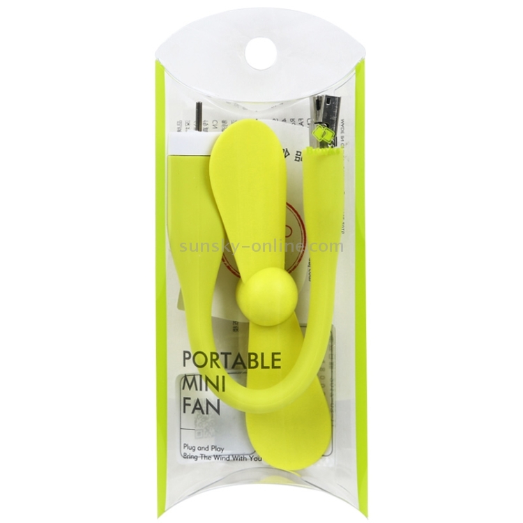 Benks USB + Micro USB Ports Fashion Portable Mini Fan Benks USB + Micro USB Ports Fashion Portable Mini Fan