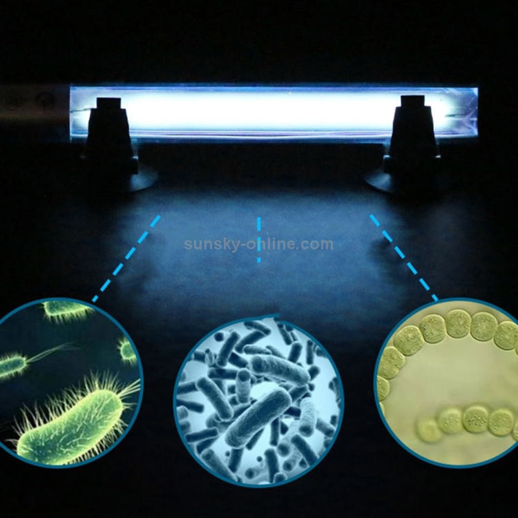 Lámpara ultravioleta para pecera con desinfección de algas, 220V, 11W, pago regular, enchufe de la UE - 6