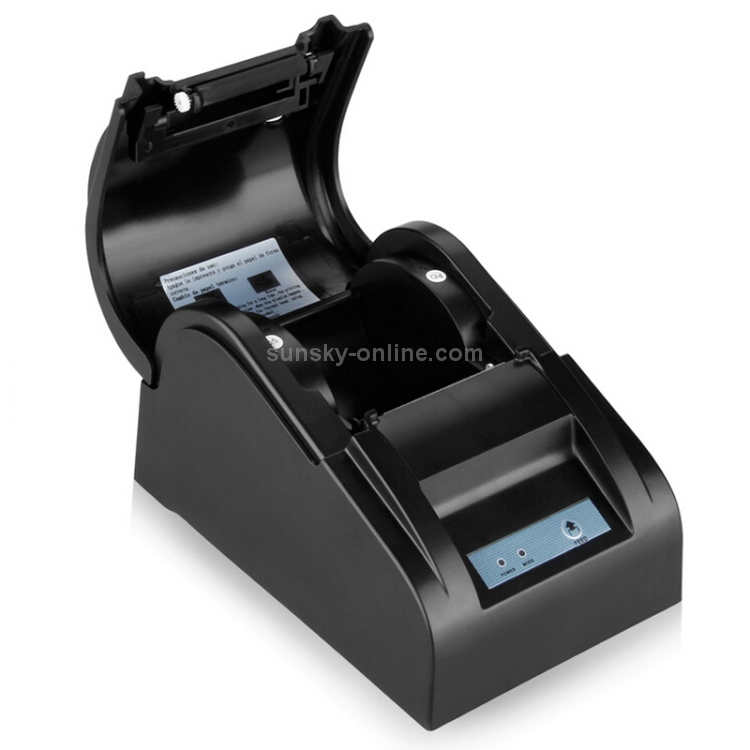POS-5890T Impresora térmica portátil de recibos de 90 mm / s, comando ESC / POS compatible (negro) - 2