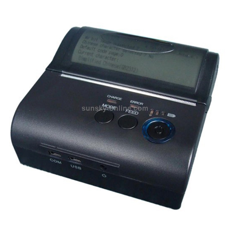 Impresora de recibos térmica portátil Bluetooth POS-8001LD - 1