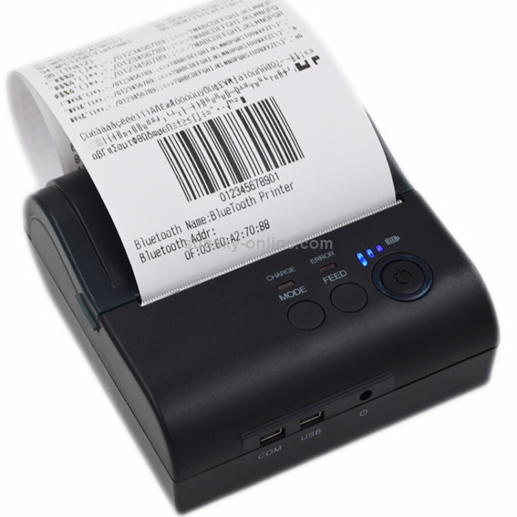 Impresora de recibos térmica portátil Bluetooth POS-8001LD - 5