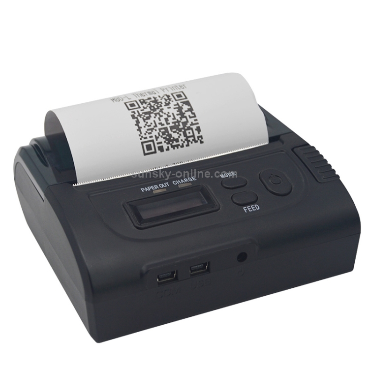 Impresora de recibos térmica portátil Bluetooth POS-8002LD - 1