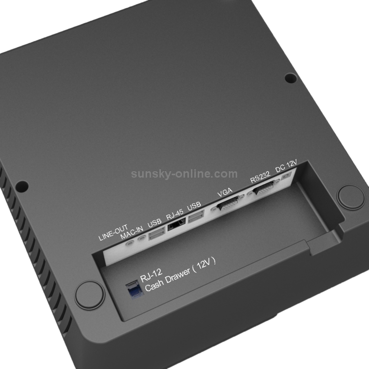 SGT-101W 10.1 pulgadas Cash registrador de pantalla táctil capacitiva, Intel J1900 Quad Core 2.0GHz, 4GB + 64GB, Tapón de EE. UU. - B4