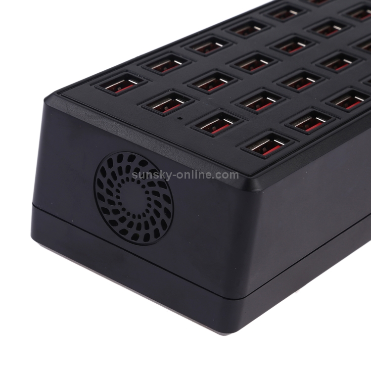100W 24 USB Ports Fast Charger Station Smart Charger with LED Indicator AC 100-240V, US Plug(Black) 100W 24 USB Ports Fast Charger Station Smart Charger with LED Indicator AC 100-240V, US Plug(Black)
