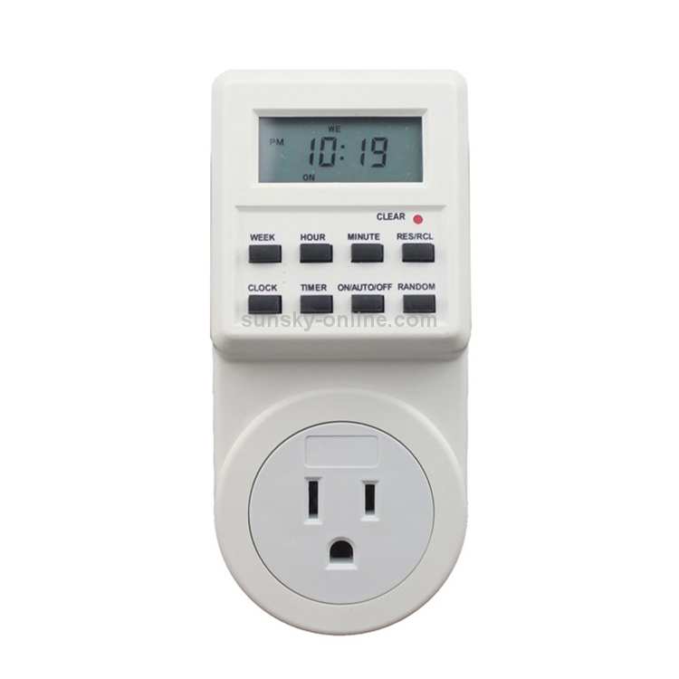 Automatic Smart Digital Programmable Timer Switch with Smart Socket Plug