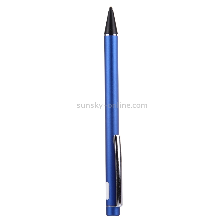 Micro USB Charging Universal Superfine Nib Capacitive Touch Screen Stylus Pen(Dark Blue)