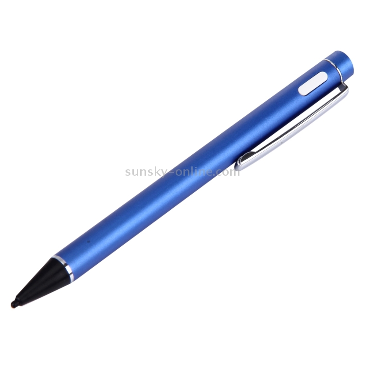 Micro USB Charging Universal Superfine Nib Capacitive Touch Screen Stylus Pen(Dark Blue)