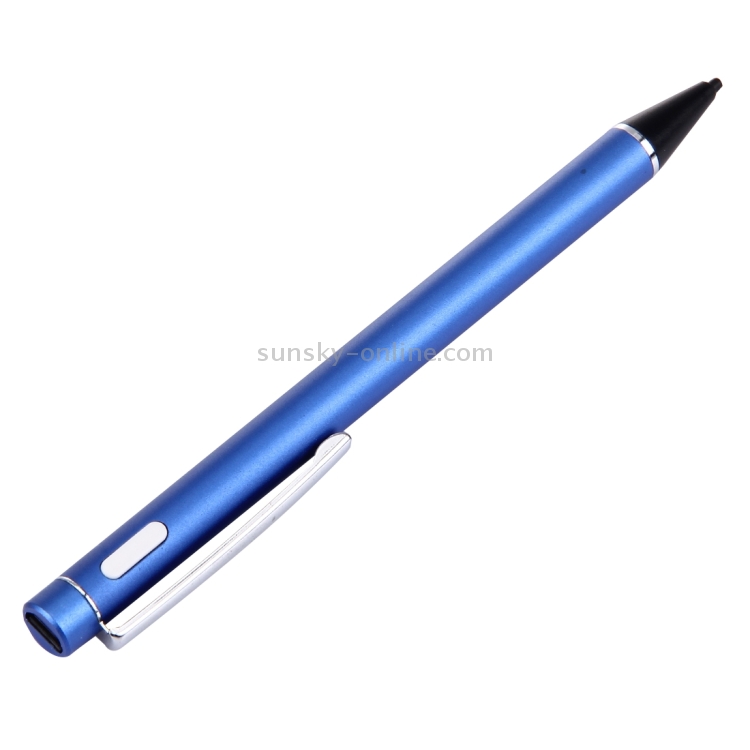 Micro USB Charging Universal Superfine Nib Capacitive Touch Screen Stylus Pen(Dark Blue)