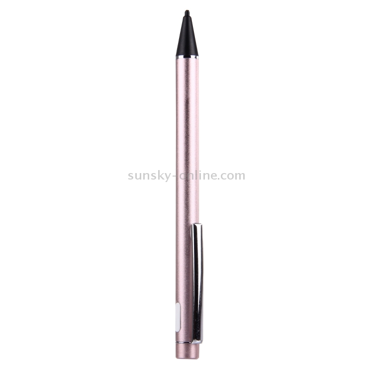 [US Warehouse] Micro USB Charging Universal Superfine Nib Capacitive Touch Screen Stylus Pen(Rose Gold)