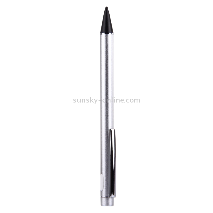 Micro USB Charging Universal Superfine Nib Capacitive Touch Screen Stylus Pen(Silver)