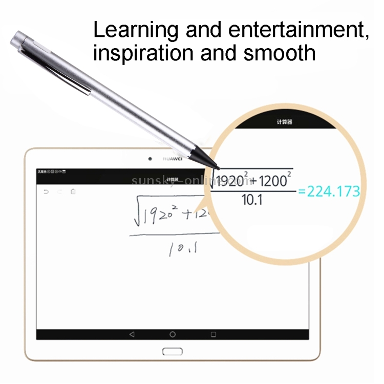 Micro USB Charging Universal Superfine Nib Capacitive Touch Screen Stylus Pen(Silver)