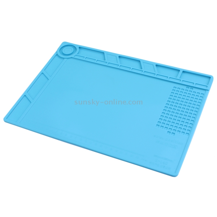 Size 34.8cm X 25cm Professional Cell Phone Accessory Kits Professional Maintenance Platform High Temperature Heat-Resistant Repair Insulation Pad Silicone Mats 