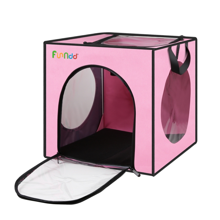 FUNADD Pet Bath Drying Box Portable Folding Dryer Cage, Suitable for