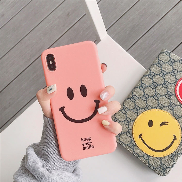 Vỏ bảo vệ TPU mặt cười hoạt hình dễ thương cho iPhone 8 Plus & 7 ...