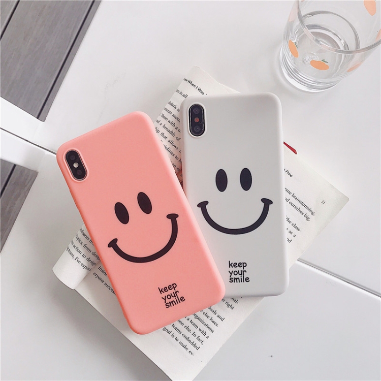 Vỏ bảo vệ TPU mặt cười hoạt hình dễ thương cho iPhone 8 Plus & 7 ...