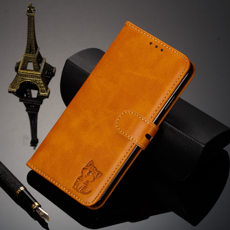 Leather Protective Case For Galaxy S10 Plus(Yellow) Leather Protective Case For Galaxy S10 Plus(Yellow)