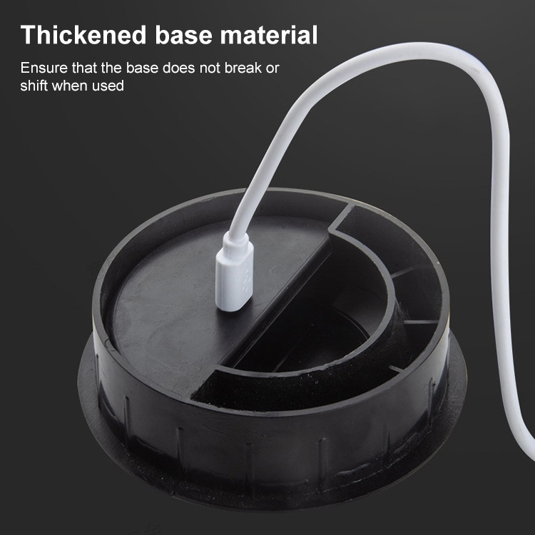 60mm Desktop Outlet USB Cable Wire Hole Cover Round Winder Holder 60mm Desktop Outlet USB Cable Wire Hole Cover Round Winder Holder