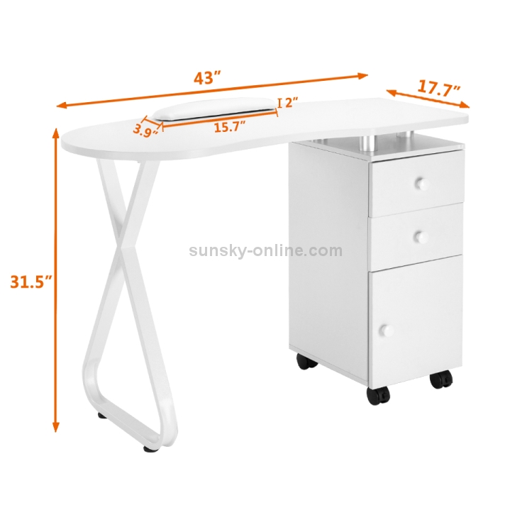 MESA MANICURA ART BLANCA