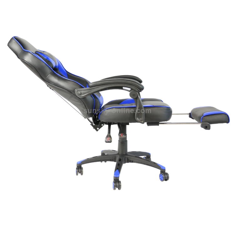 US Warehouse] C-type Foldable Nylon Foot Racing Chairs with Footrest, Size:  23.03x19.69x44.69-48.62 inch